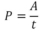electric power common formula