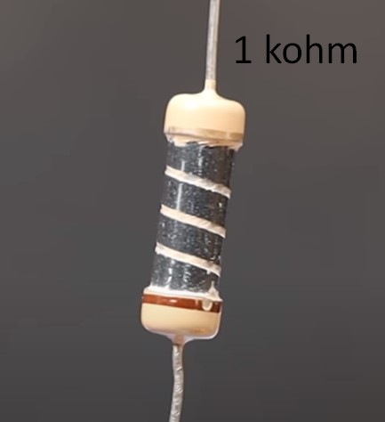 helical groove on a resistor