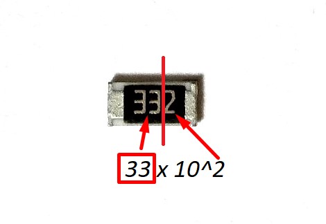 chip resistor label