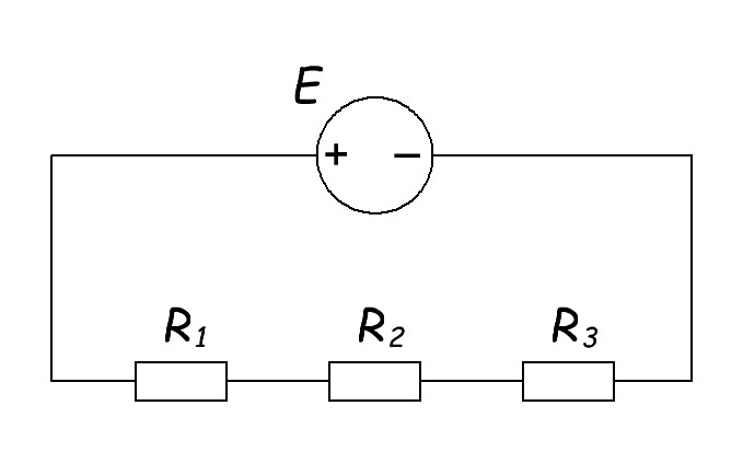 resistors and voltage source