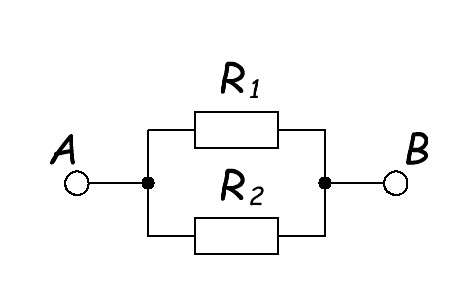 two resistors connected in parallel