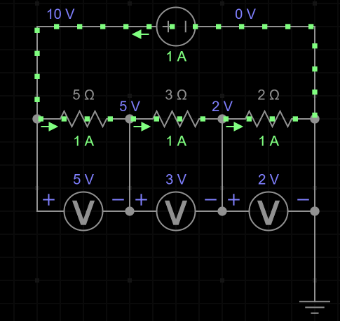 voltage divider in the program every circuit