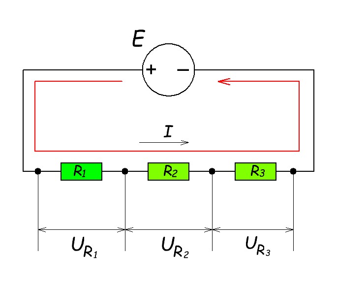 voltage divider with three resistors